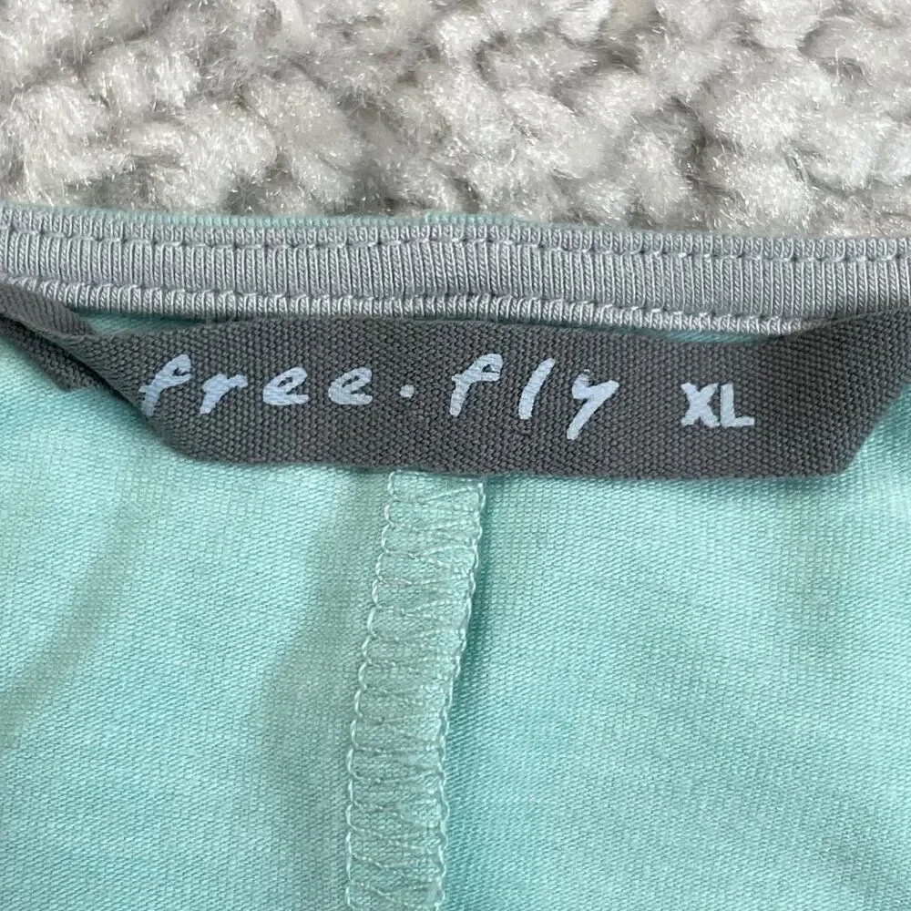 Free Fly Bamboo Flex Tank Dress Mint Green Womens XL FLAW